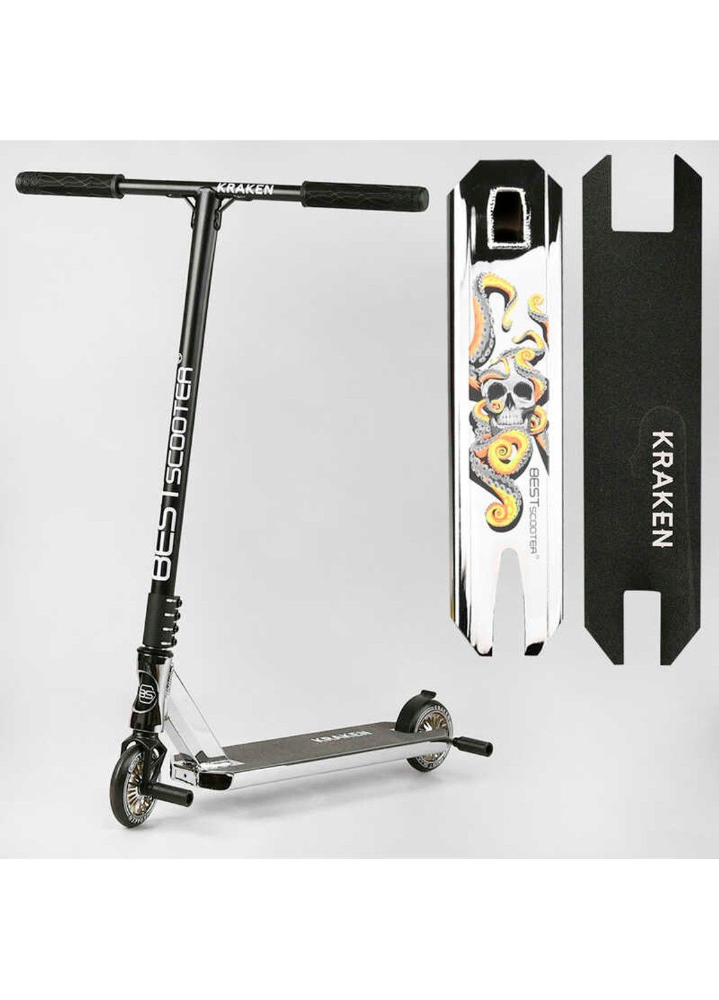 Самокат трюковий KR-82080 "Kraken" HIC-система, ПЕГИ Best Scooter (305825246)