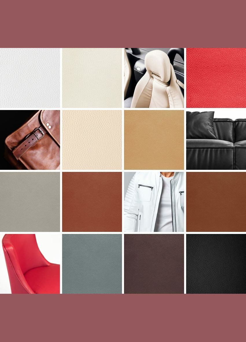 Самоклеющаяся экокожа в рулоне 1.37*3m*0.5mm Белый (D) SW-00001415 No Brand (328579038)