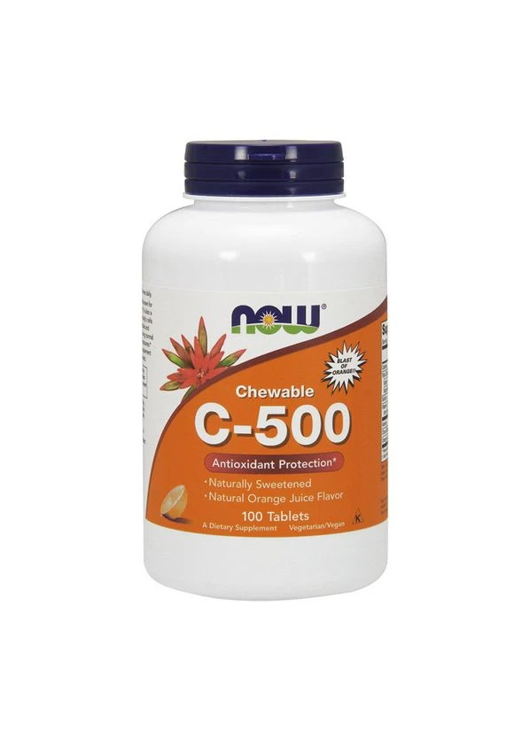 C-500 жевательные (100 таб, вишня-ягода) Now (395939649)