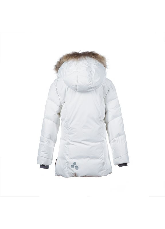 Біла пальто-пуховик royal, р.134, білий () Huppa 12480055-00020-134