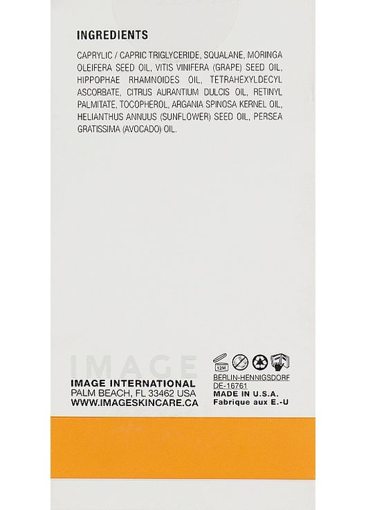 Живильна олія з вітаміном С Vital C Hydrating Facial Oil 30ml (636893-73734) Image Skincare (368904778)