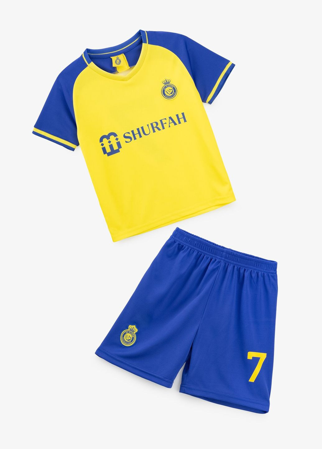 Футбольная форма для мальчика AL NASSR RONALDO 116 см Сине-желтый shop (2000990102164) No Brand (368866512)