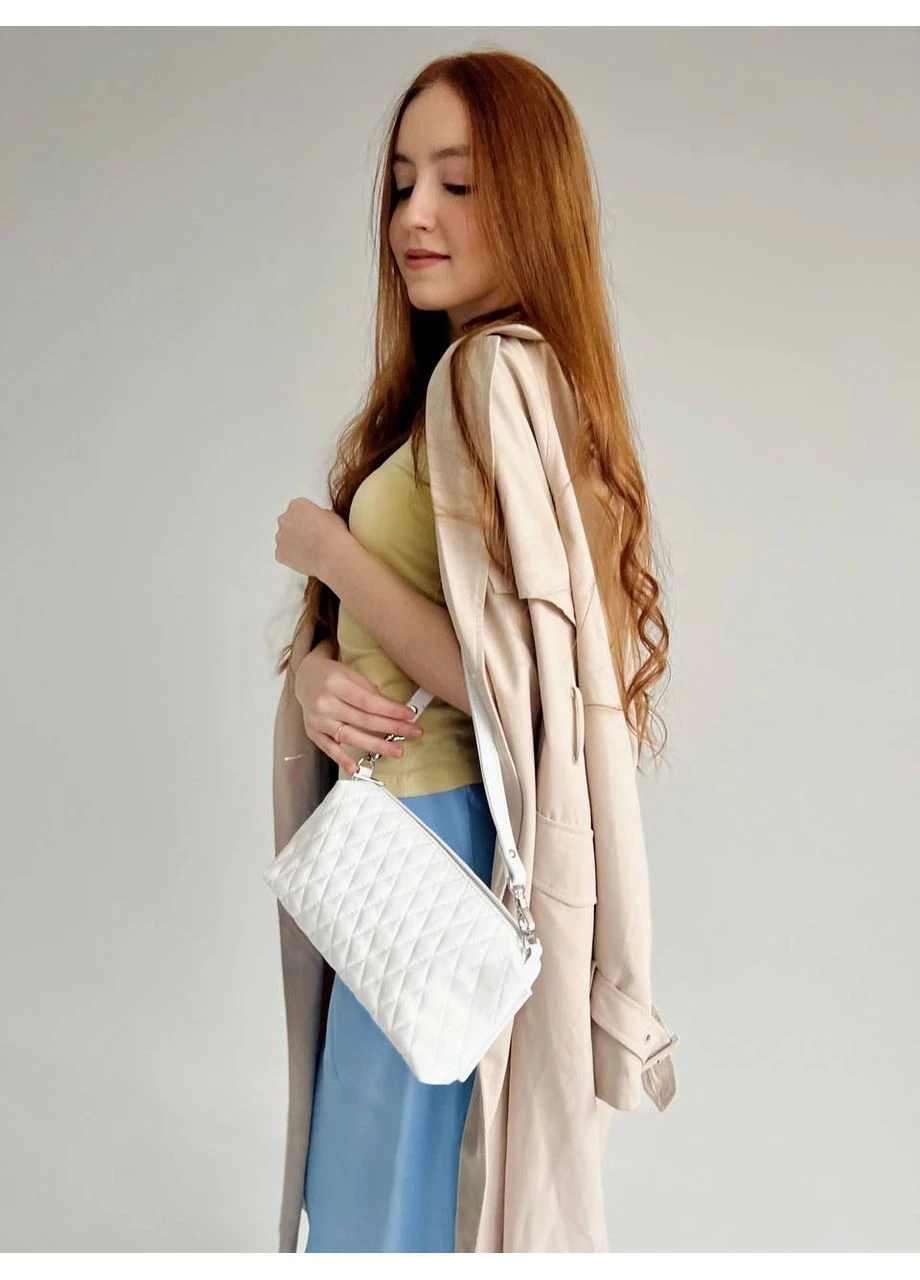 Кросс-боди из плетеной кожи 648 4821-5113 Белая ARTiS Bags (381632285)