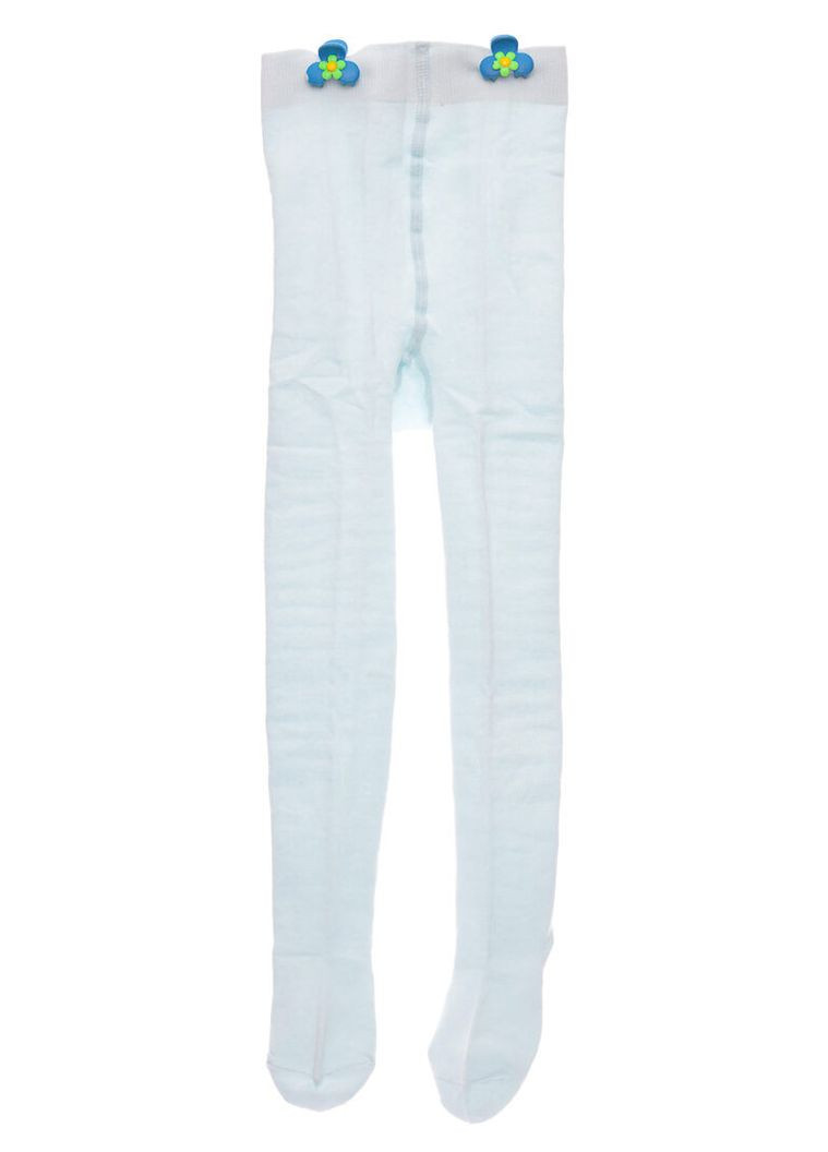Колготи для дівчинки бавовна однотонні світло-блакитні 104 см (51458) BABYKROHA (315721523)