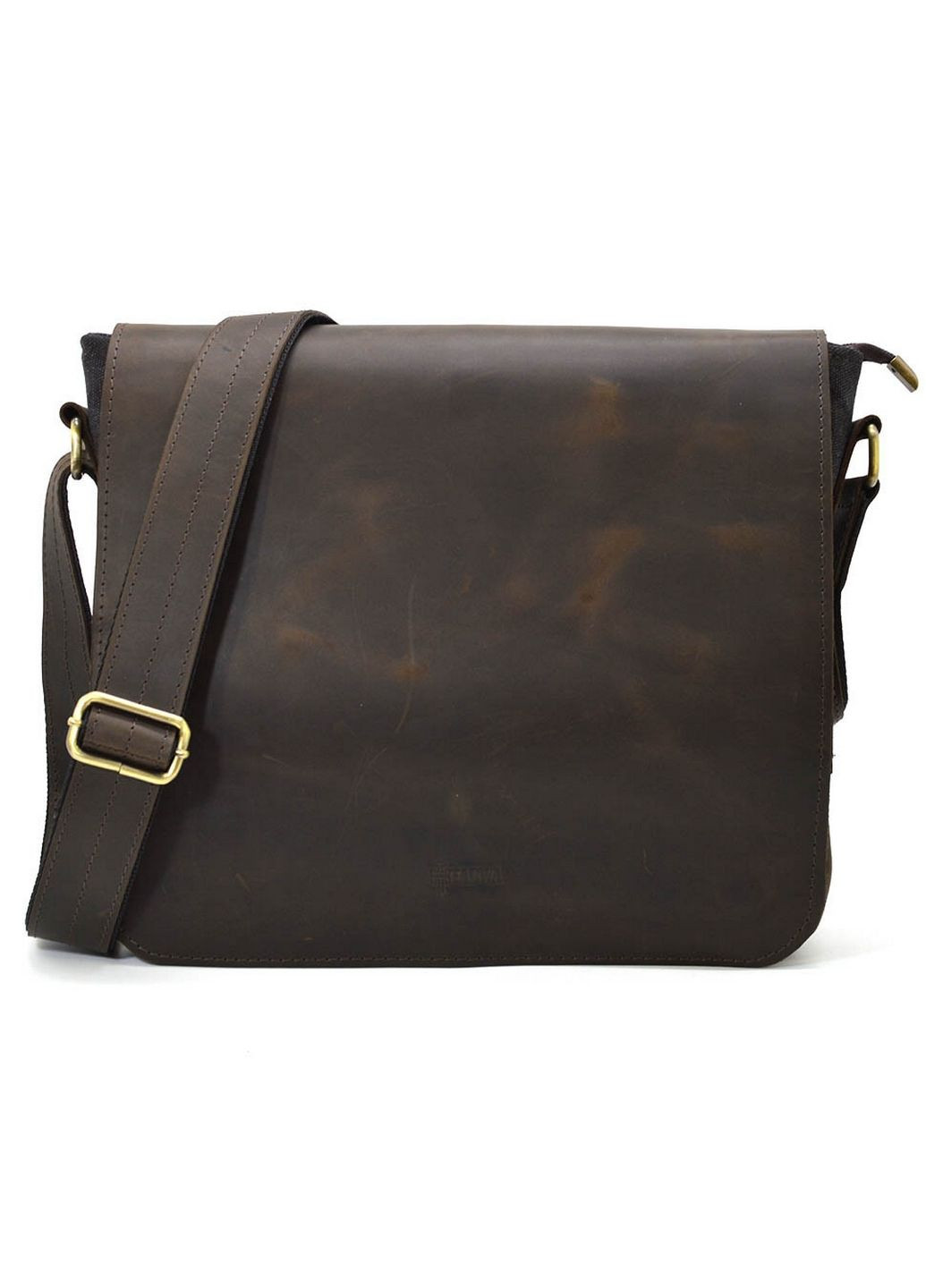 Чоловіча шкіряна сумка через плече 30х32х7.5 см TARWA (315872540)