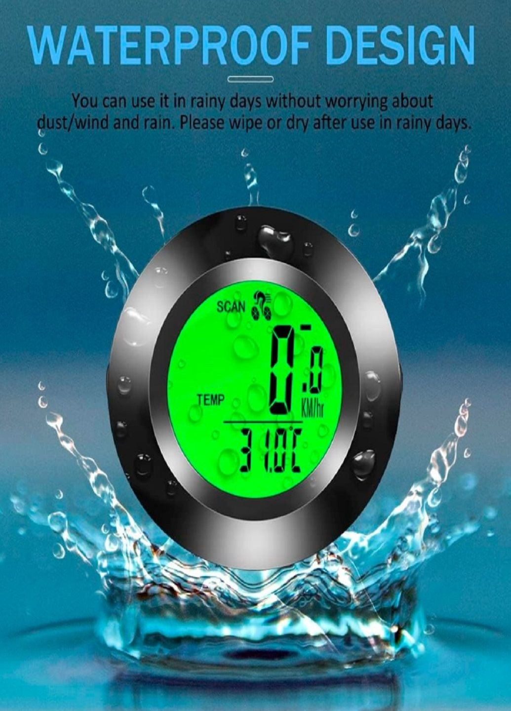 Проводной велокомпьютер на руль 995/997, 3-х цветный дисплей с подсветкой, 22 функции VTech (330033590)