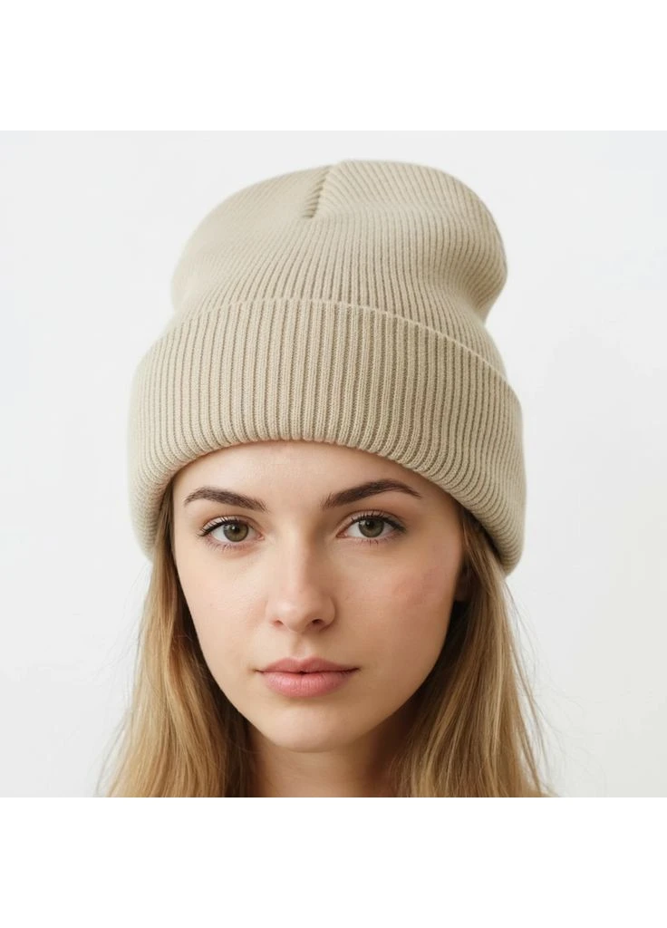 Шапка унісекс біні Oversize Rib – рубчик JUGO STREET Beanie Rib (377724105)