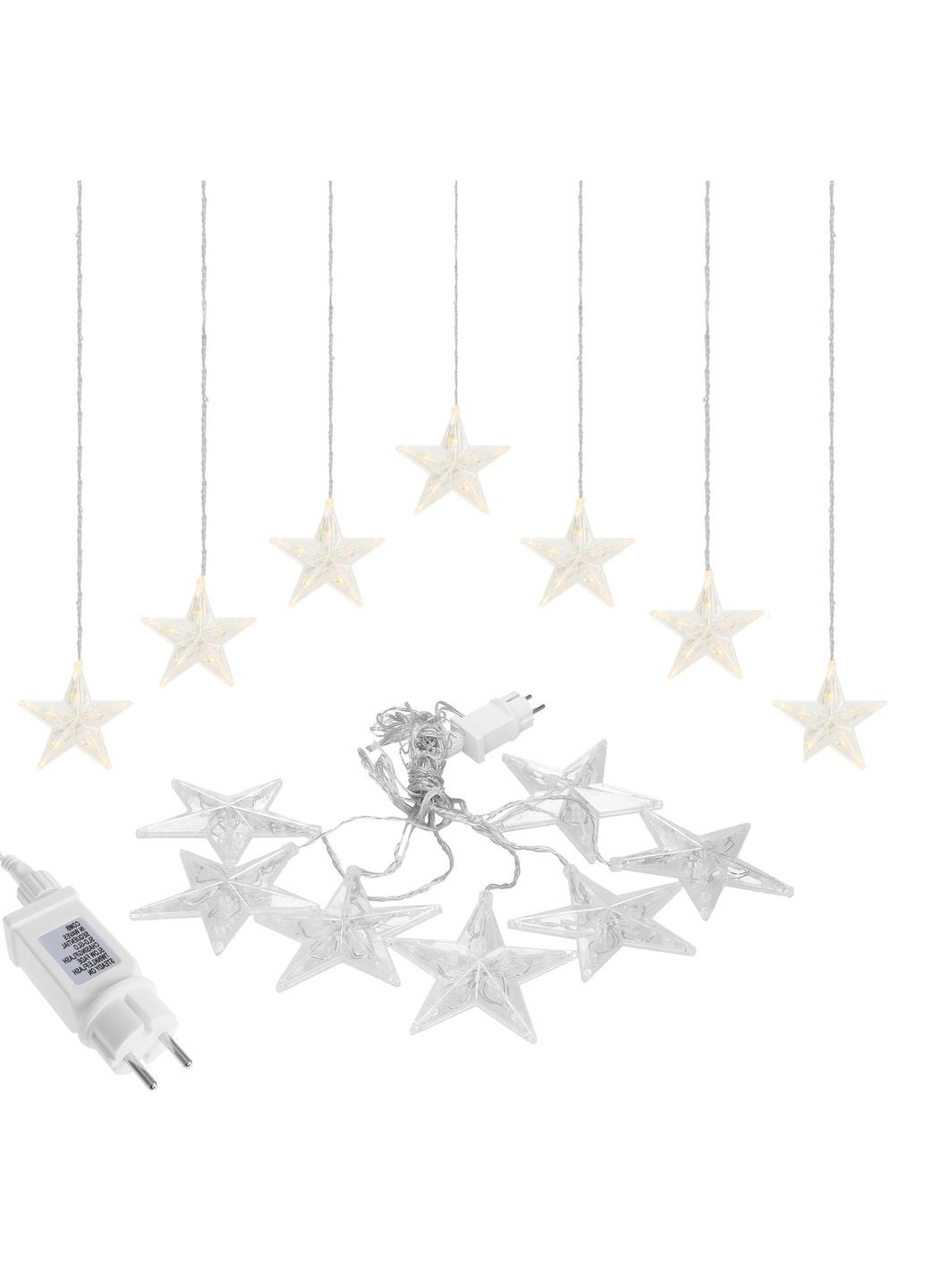 Гирлянда бахрома уличная (наружная) 2 м 70 LED CL4016 Warm White Springos (322063134)