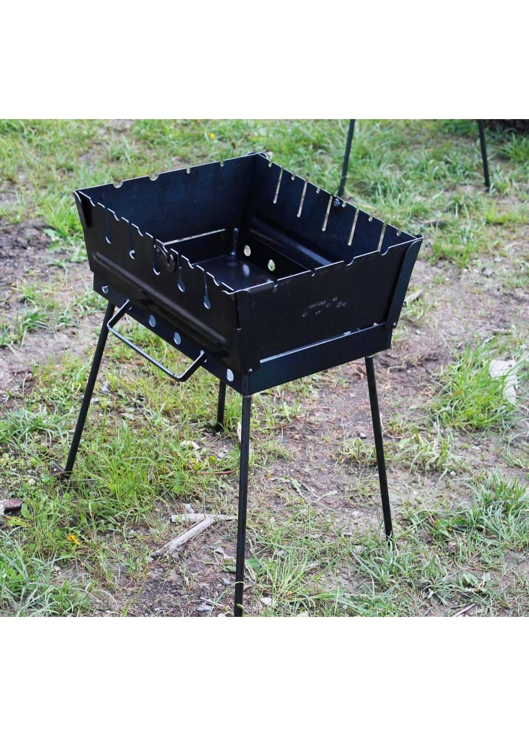 Мангал-чемодан 6 шампурів 3 мм No Brand (370286255)