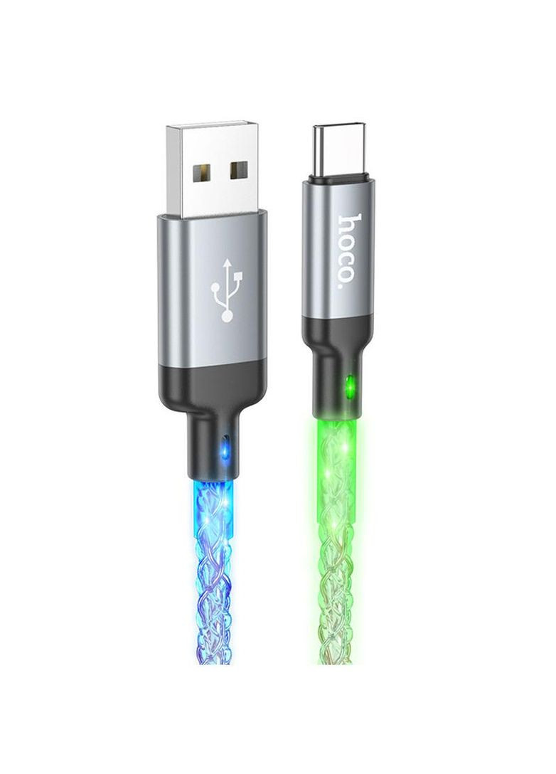 Дата кабель U112 Shine 2.4A USB to Type-C (1m) Hoco (293245234)