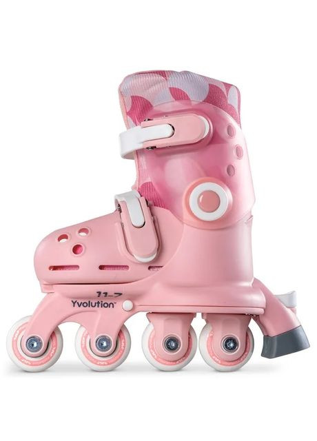 Роликовые коньки Twista, размер 30-34, розовый Yvolution (333317157)