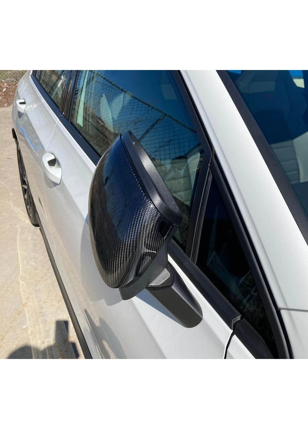 Кришки дзеркал (Карбон) для Golf 8 2019- рр Volkswagen (392729530)