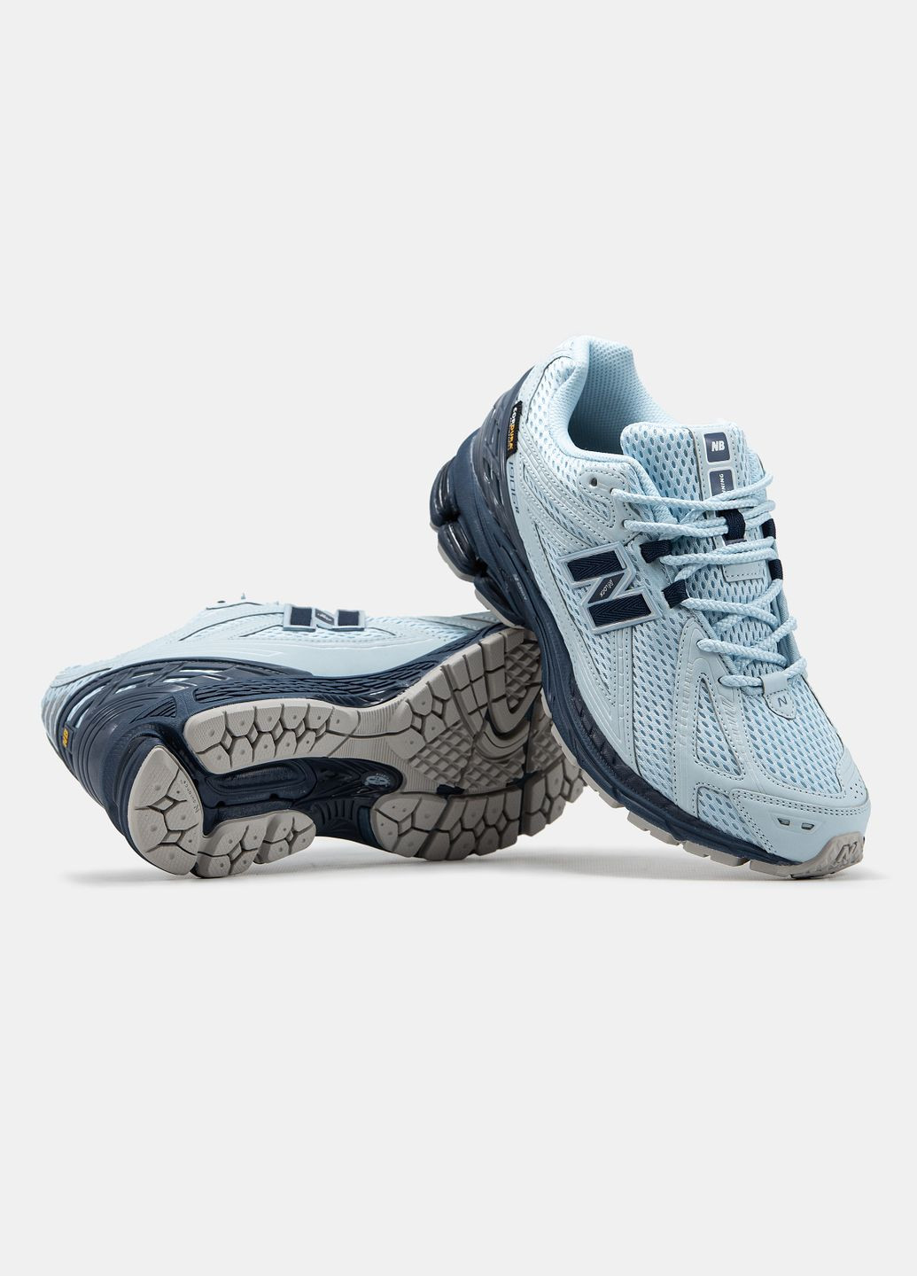 Голубые всесезонные голубые осенние мужские кроссовки cordura No Brand