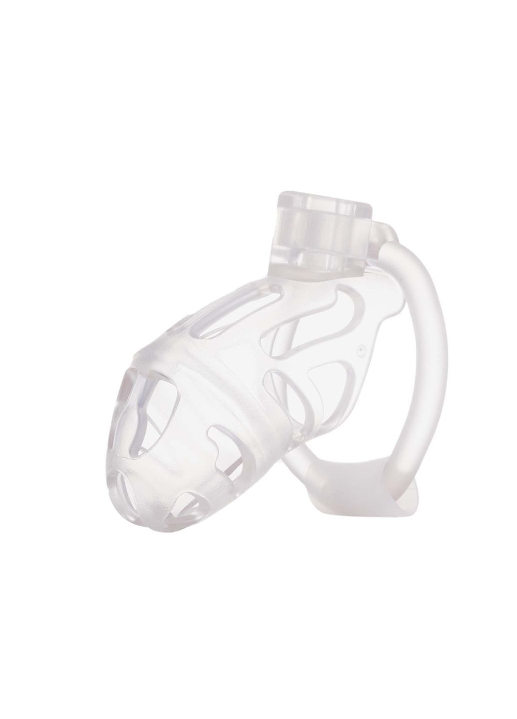 Клетка для пениса SEVANDA Plastic Penis Chastity Cage - Transparent Lockink (335387214)