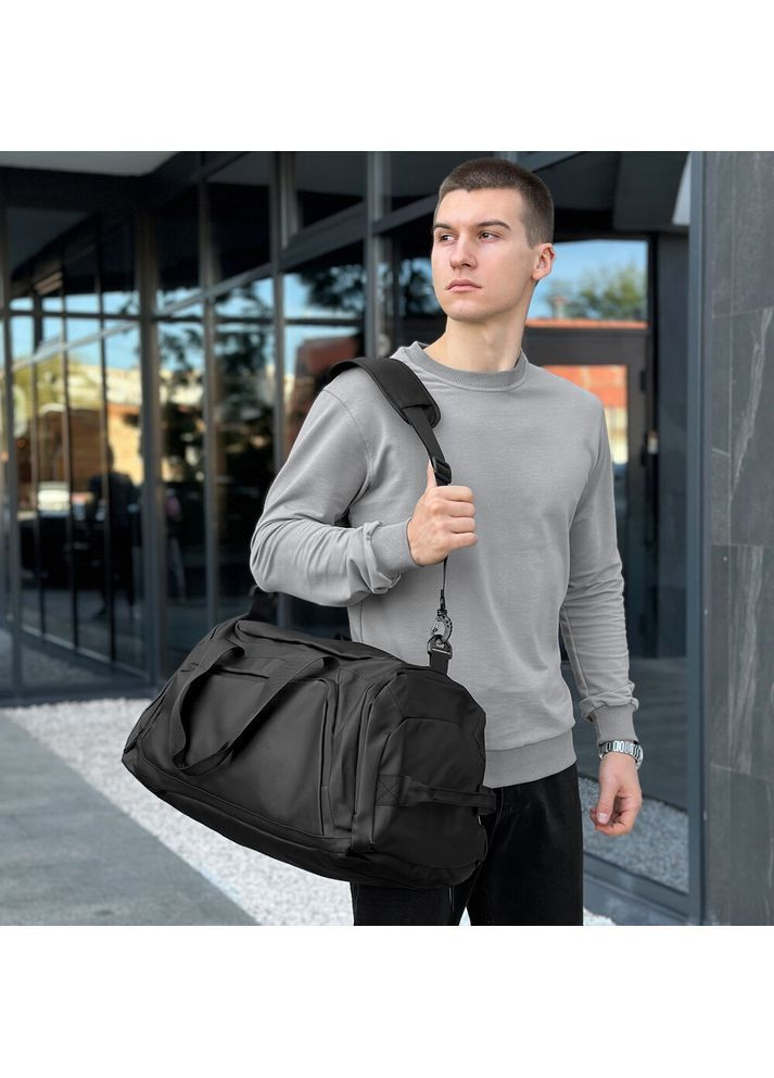 Сумка дорожня Road Чорний Pobedov (369003819)