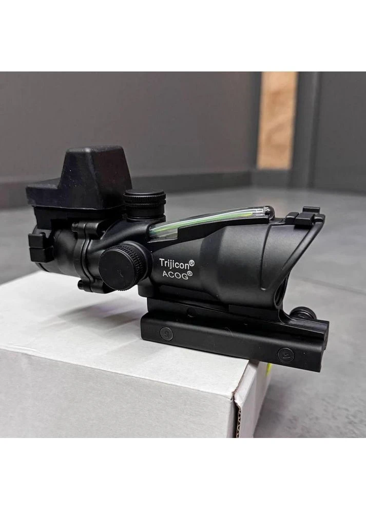 Оптический прицел ACOG 4x32 RMR с дополнительным малым коллиматором (Китай) No Brand (363867843)