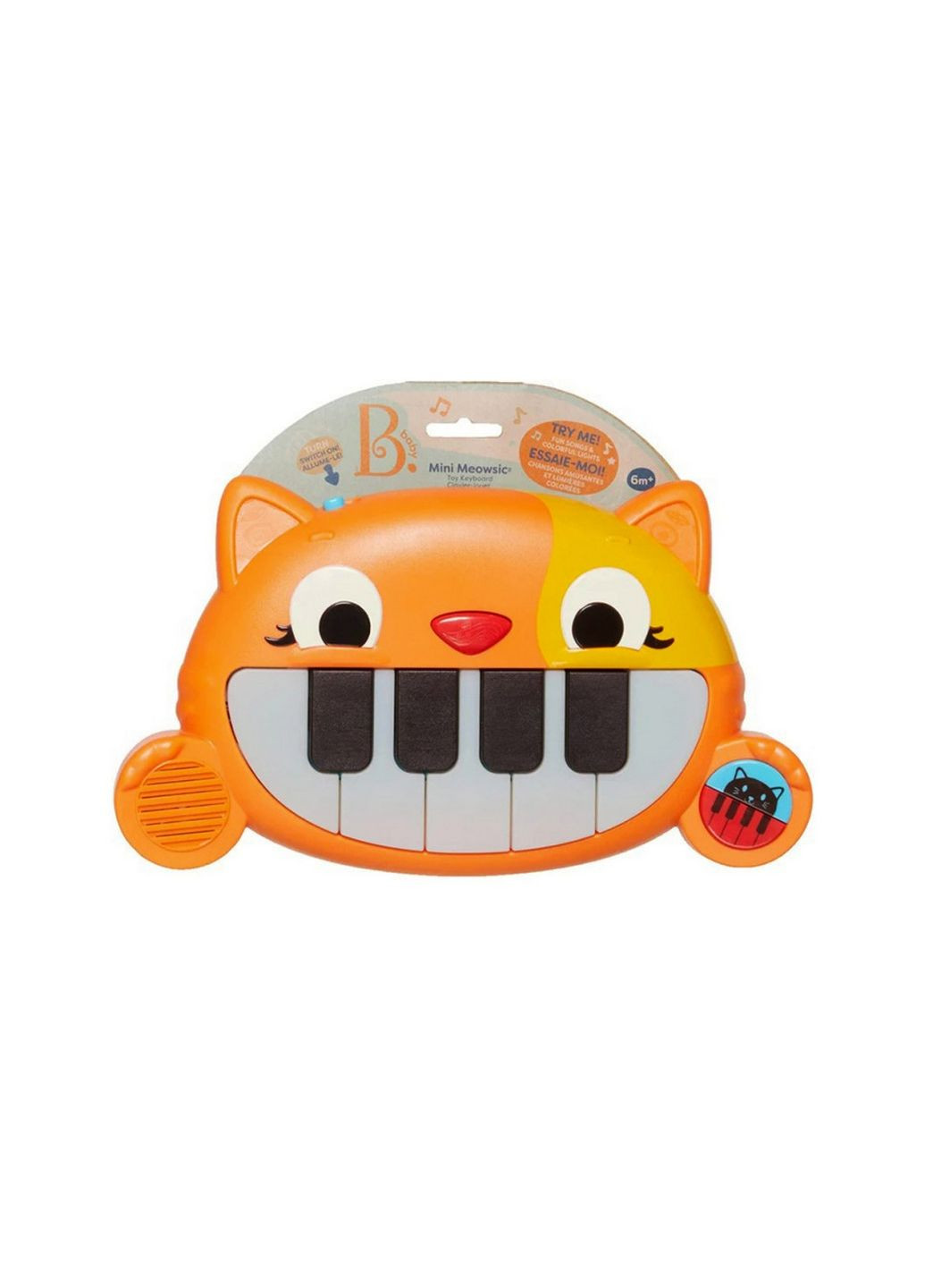 Музыкальная игрушка Мини-котофон 9 больших клавиш 16,21х28,27х3,51 см Battat (289462180)