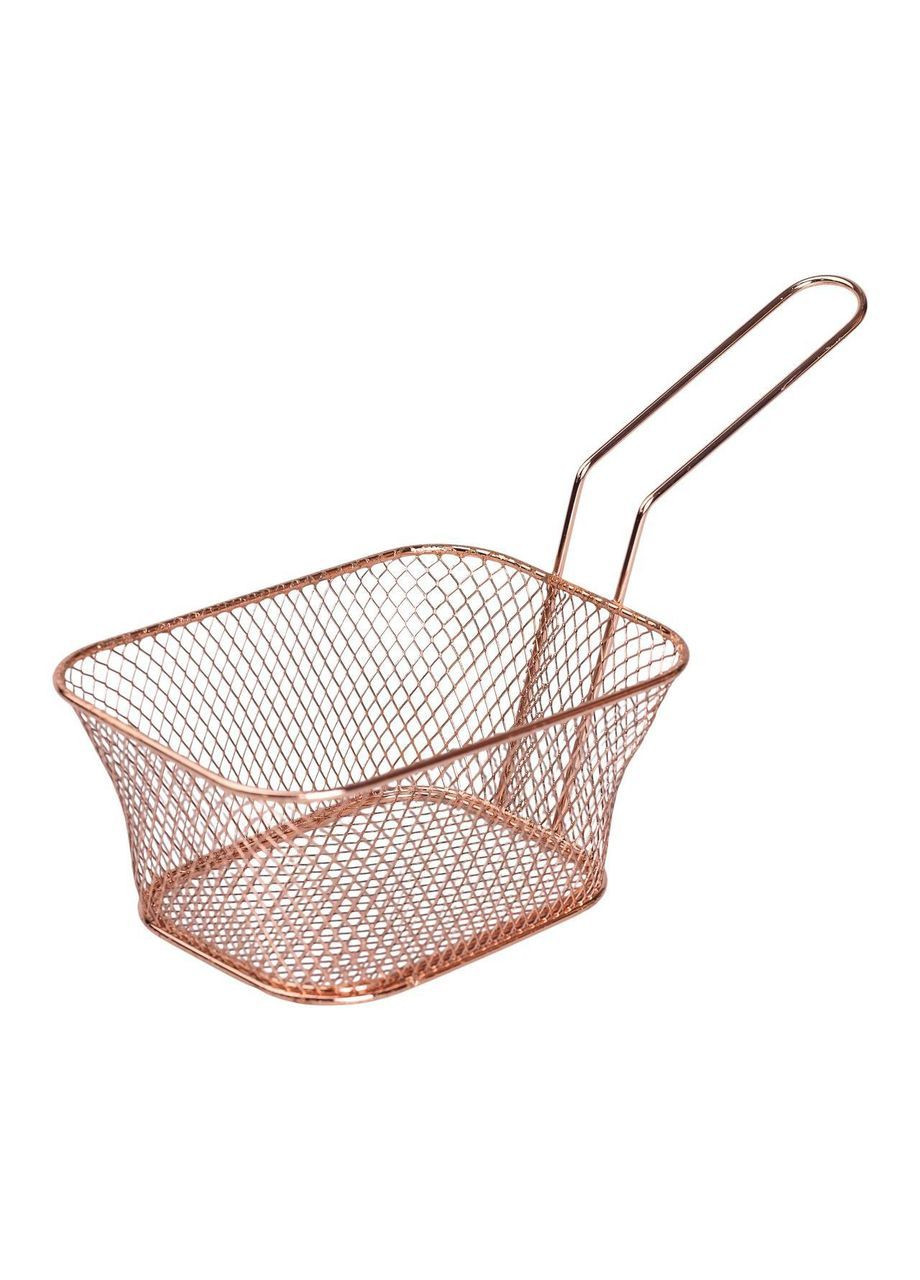 Корзина сервировочная для картофеля фри и снеков 14×10×6 см Розовый HP-19-9-R Zhongjing (368767578)