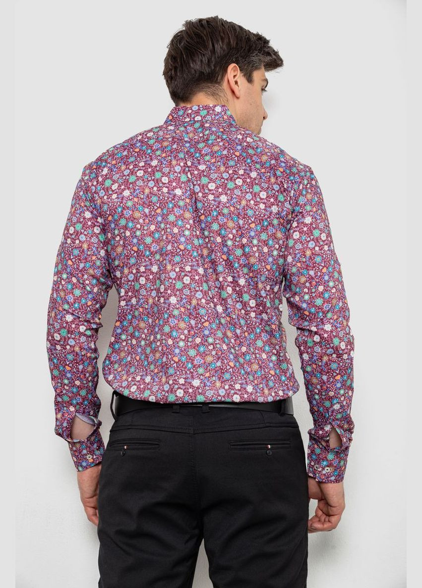 Сорочка чоловіча з принтом, колір синій, 214R2699 Ager (338427100)