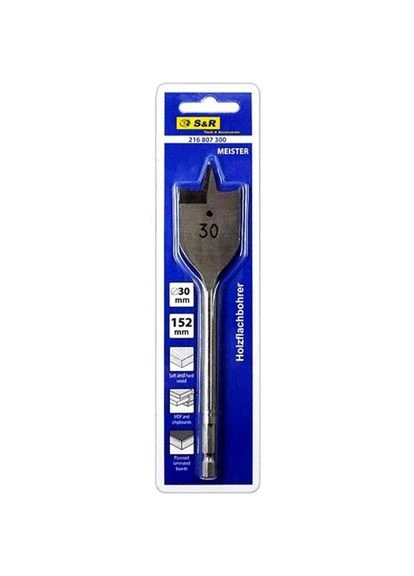 Сверло перьевое Meister 30x152 мм (216807300) S&R (377475448)