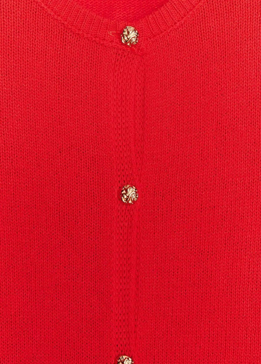 Красный демисезонный кардиган Zara