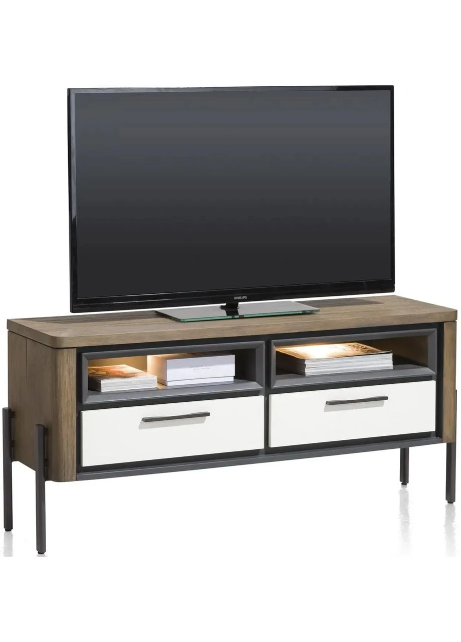 Тумба під телевізор LOFT для вітальні під телевізор чорна (FS621) No Brand (396503244)