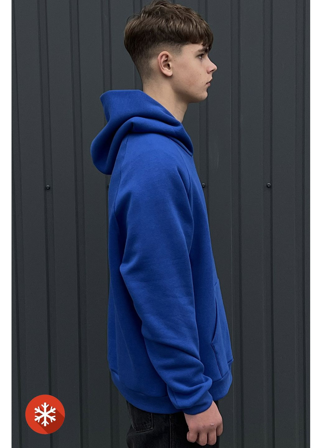 Утеплене худі ONE синього кольору Garne (368765019)