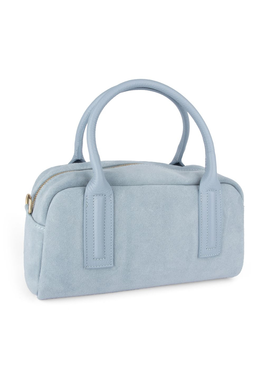 Сумка женская замшевая 03972 с кожаными ручками голубая Virginia Conti (339671940)