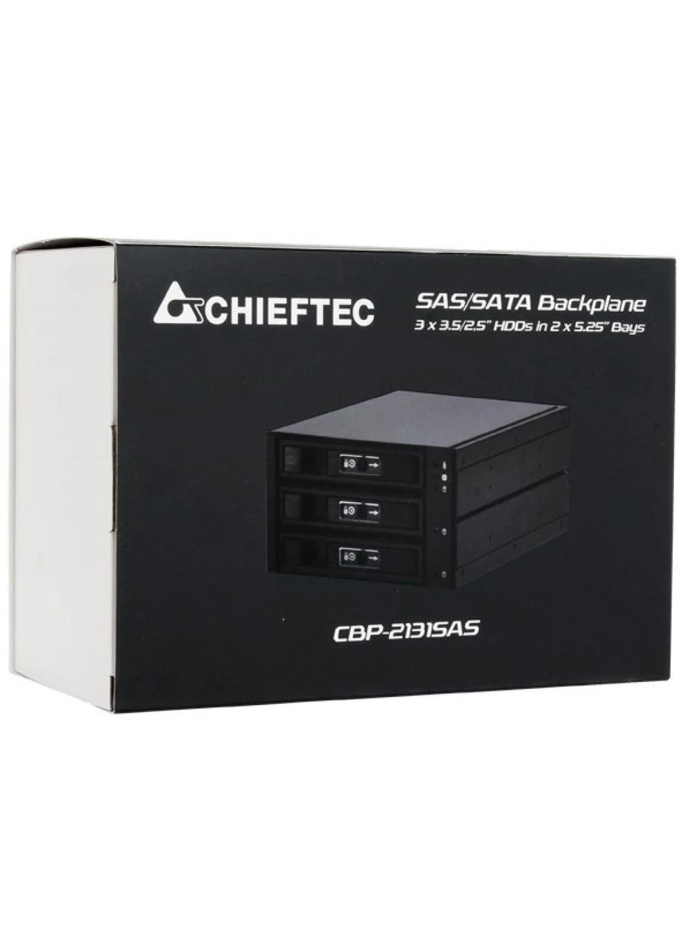 Бэкплейн 2x5.25"/3x3.5" Hot-Swap Aluminium (CBP-2131SAS) Chieftec (394401154)