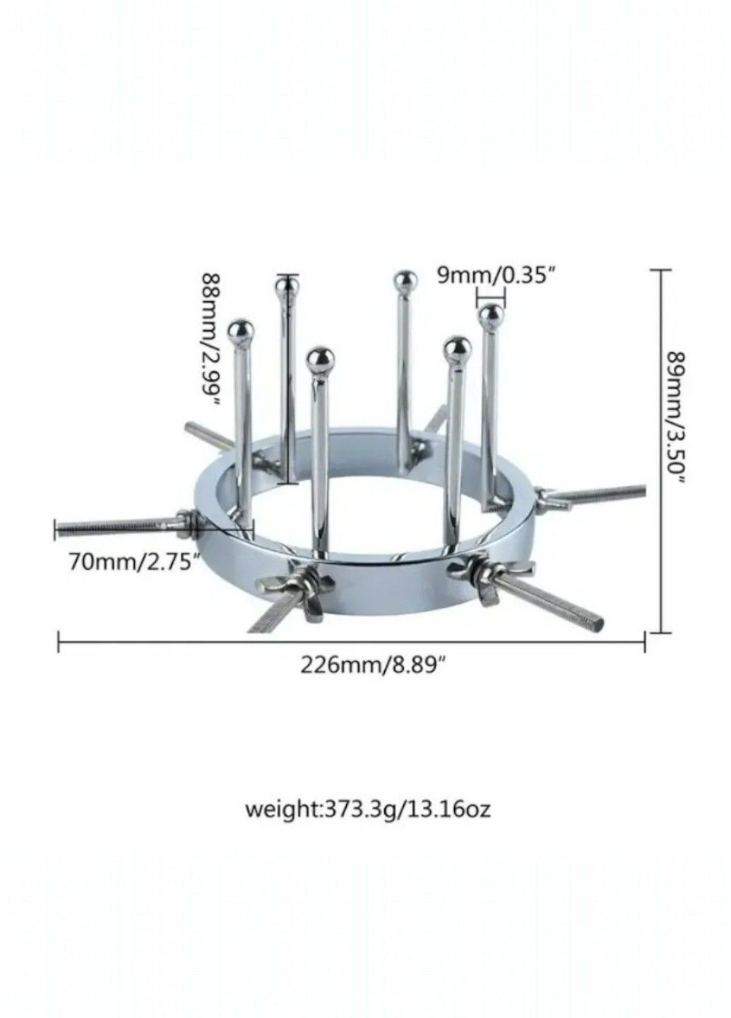 Анальный расширитель для ануса металлический Анально вагинальный расширитель БДСМ игрушка для анала пробка No Brand (317045942)
