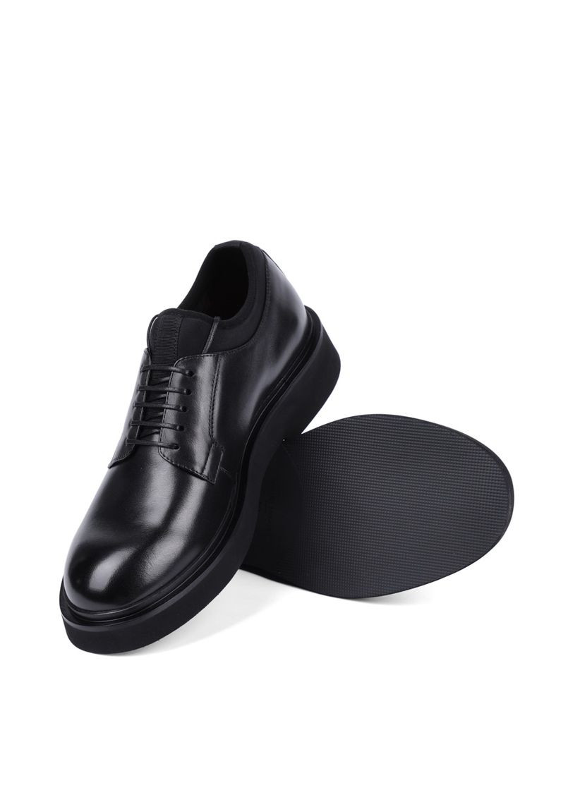 Черные мужские туфли 536d-95-20 черный кожа Miguel Miratez