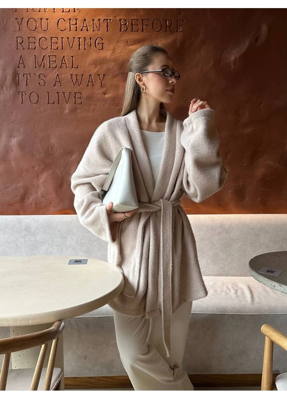 Кардиган з пояском No Brand (378984640)