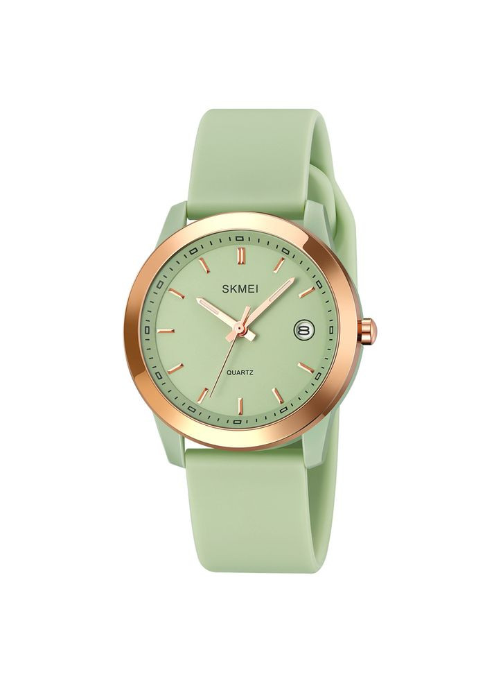 2319GN Green кварцевый сasual, классический Skmei (326585484)