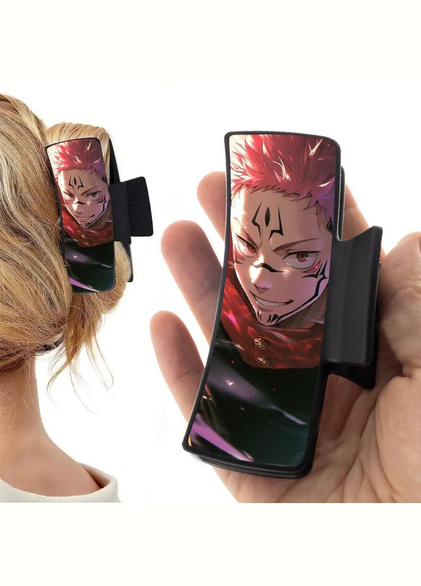 Заколка крабик для волосся Аніме Магічна битва #0009 чорний No Brand (315631185)