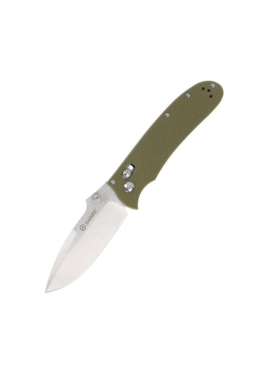 Нож складной D704-GR, (D2 сталь) Ganzo (392457887)
