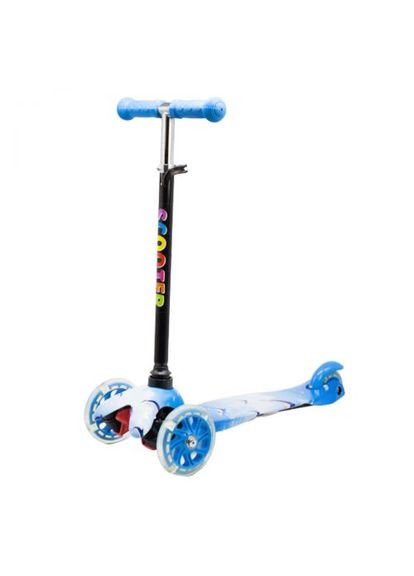 Самокат трехколесный "Дельфин" (синий) Транспортировочная коробка MIC (361415519)