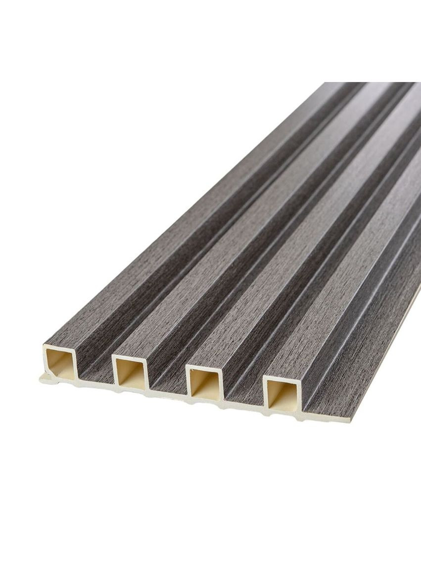 Рейка декоративна WPC стінова олов'яний 3000х160х23мм SW-00001530 No Brand (328578807)