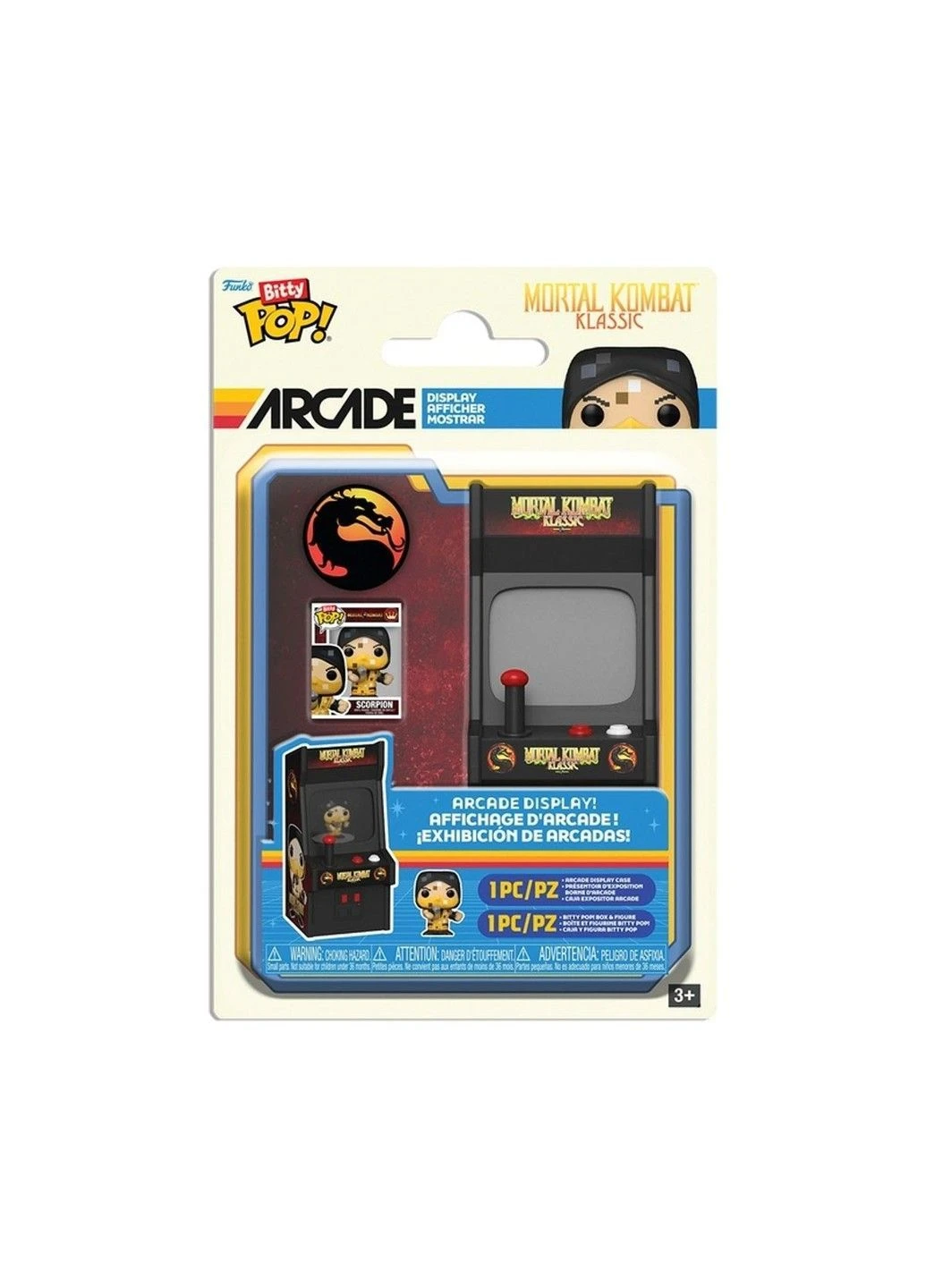 Игровой набор Bitty POP! Arcade серии Mortal Combat - Скорпион Funko (400562129)