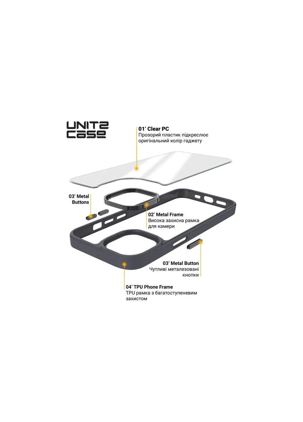 Чехол для мобильного телефона (ARM69963) ArmorStandart UNIT2 Apple iPhone 14 Pro Max Lavander (326588284)