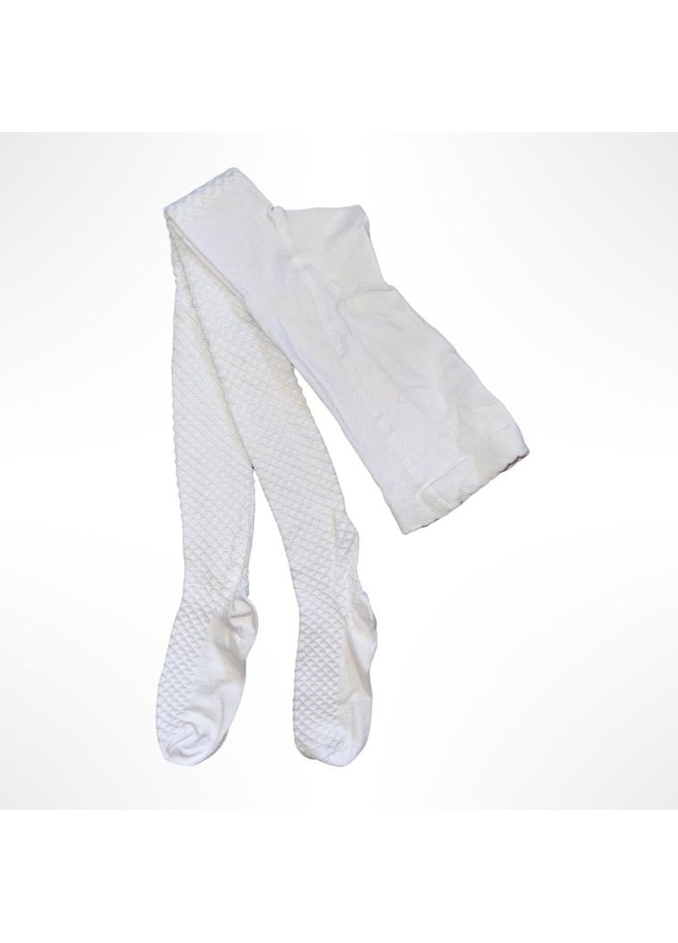 Детские колготки хлопковые для девочек De Белые (0725) Melatti (356603627)