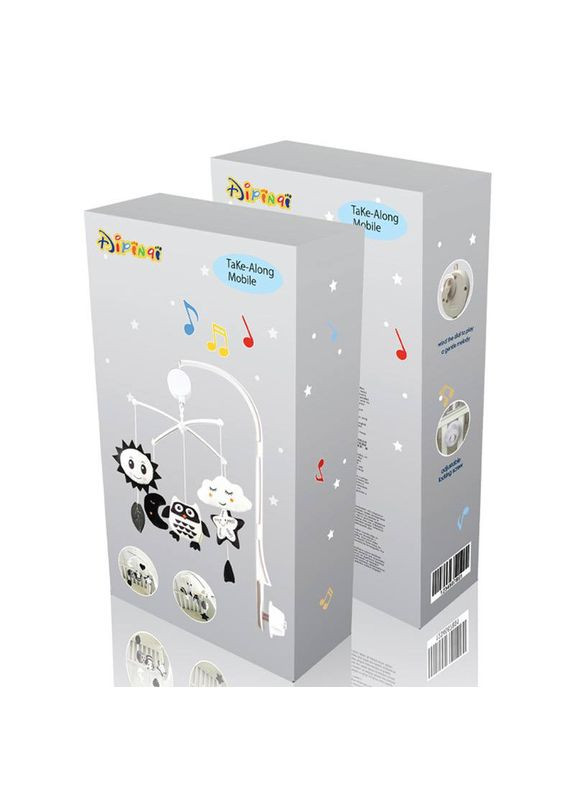 Музична карусель на ліжечко RAT11 з підвісними елементами Совенятко Kimi (327797455)