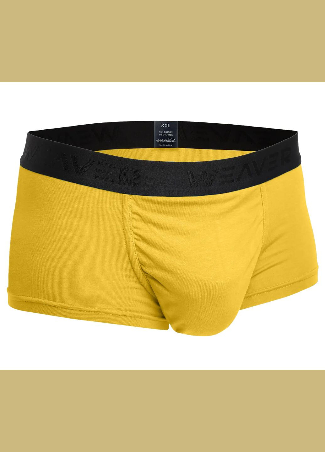 Чоловічі анатомічні боксери STEEL - Жовті Weaver (328947459)