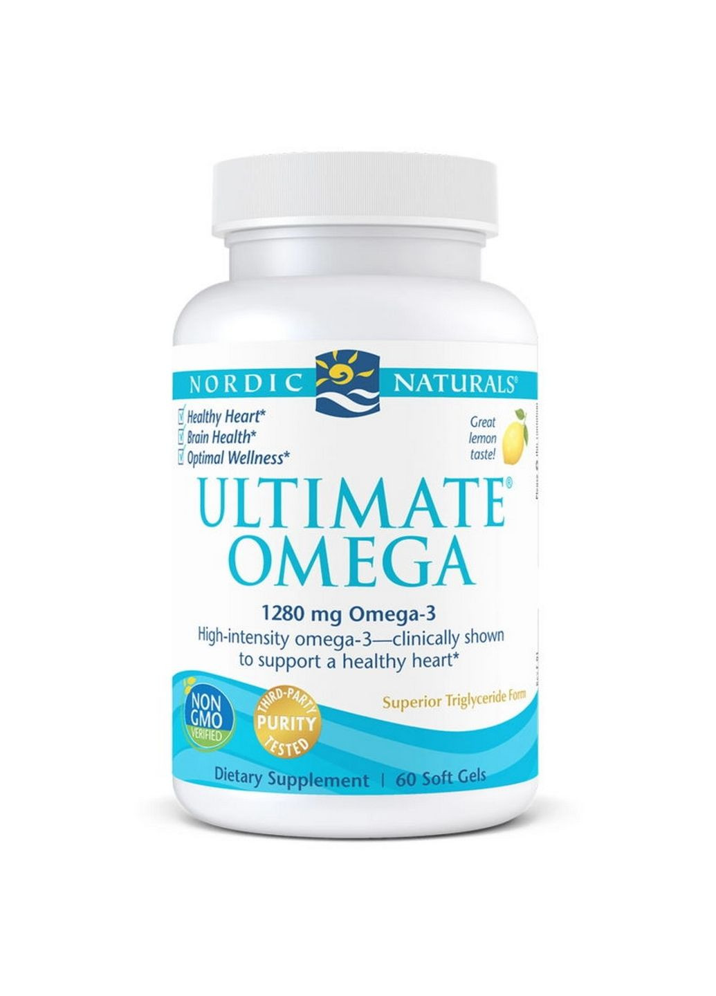 Жирні кислоти Ultimate Omega, 60 капсул Nordic Naturals (296261557)