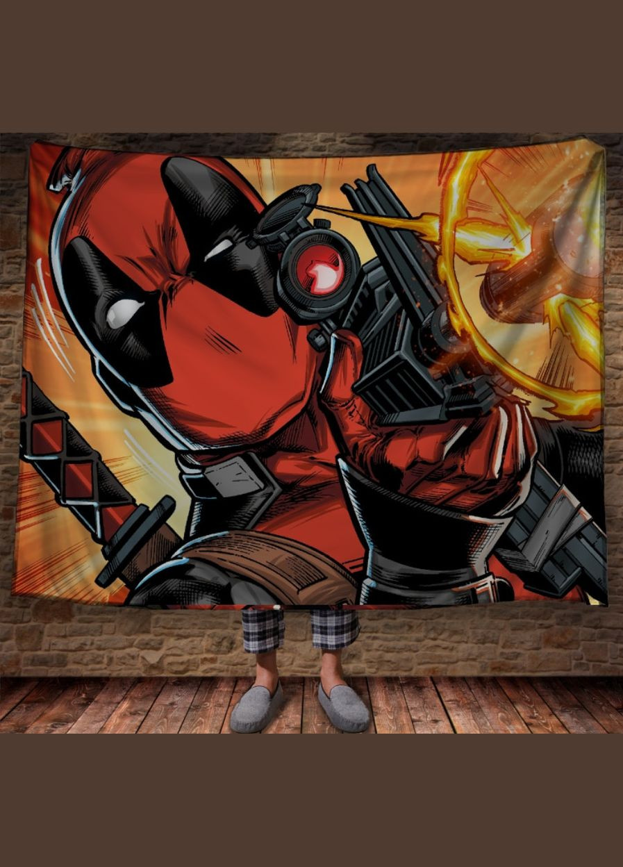 Плед с 3D принтом Дэдпула Перша Креативна мануфактура PERFECTUS Плед (301868608)