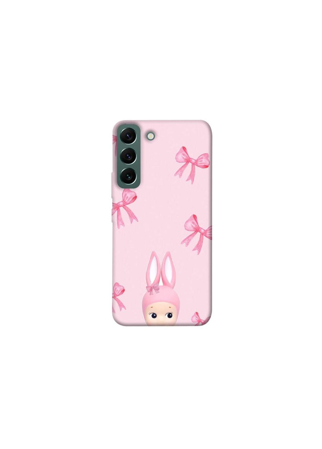 Чехол на Samsung Galaxy S22 Ribbon Bunny Frontalka (352210218)