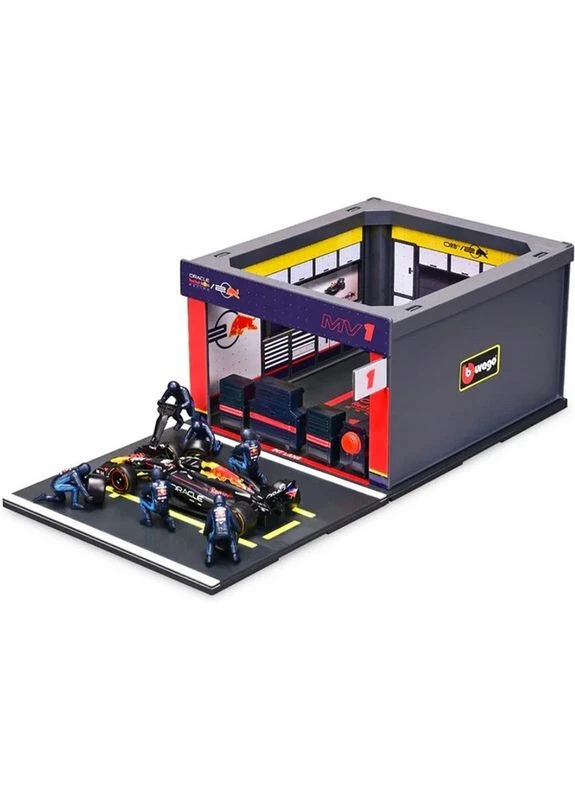 Игровой набор формулы один "Pit Pass Oracle red bull racing" 18-38453 (#1) Bburago (378460305)