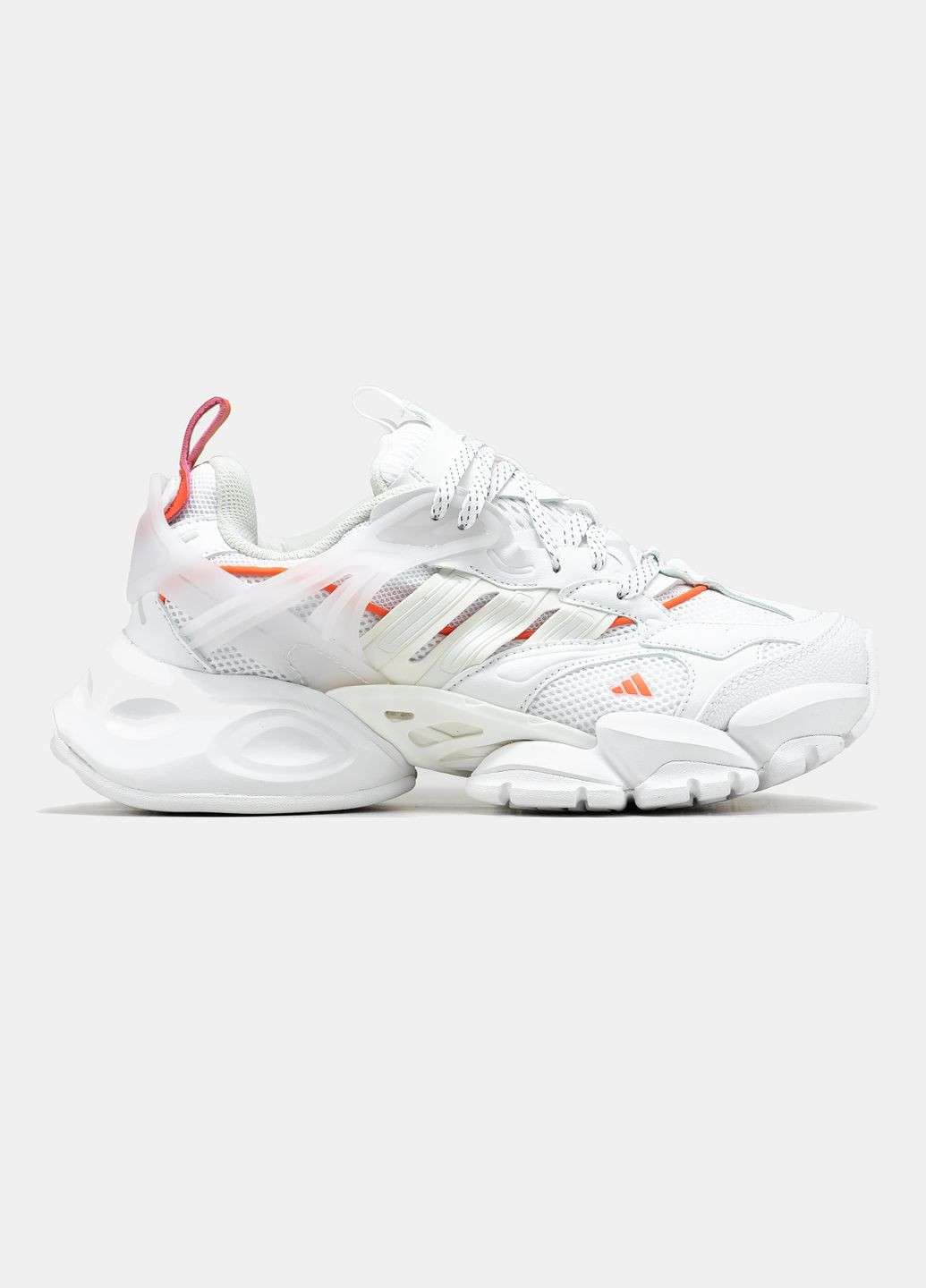 Кроссовки женские и мужские Adidas Vento XLG white orange | Адидас Венто белые оранжевые No Brand белые всесезоны (315018939)