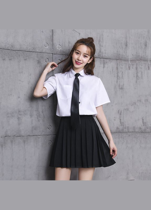 Спідниця у японському стилі шкільна у складку чорна No Brand (307930909)