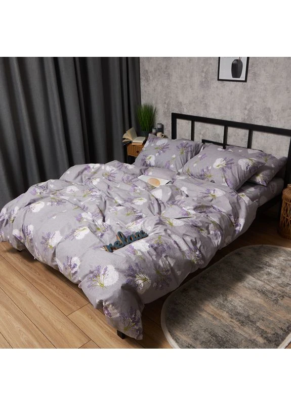 Комплект постільної білизни Бязь Gold Люкс King Size 220x240 наволочки 2х40х60 (MS-820009625) Moon&Star Provence Dreams (356114904)