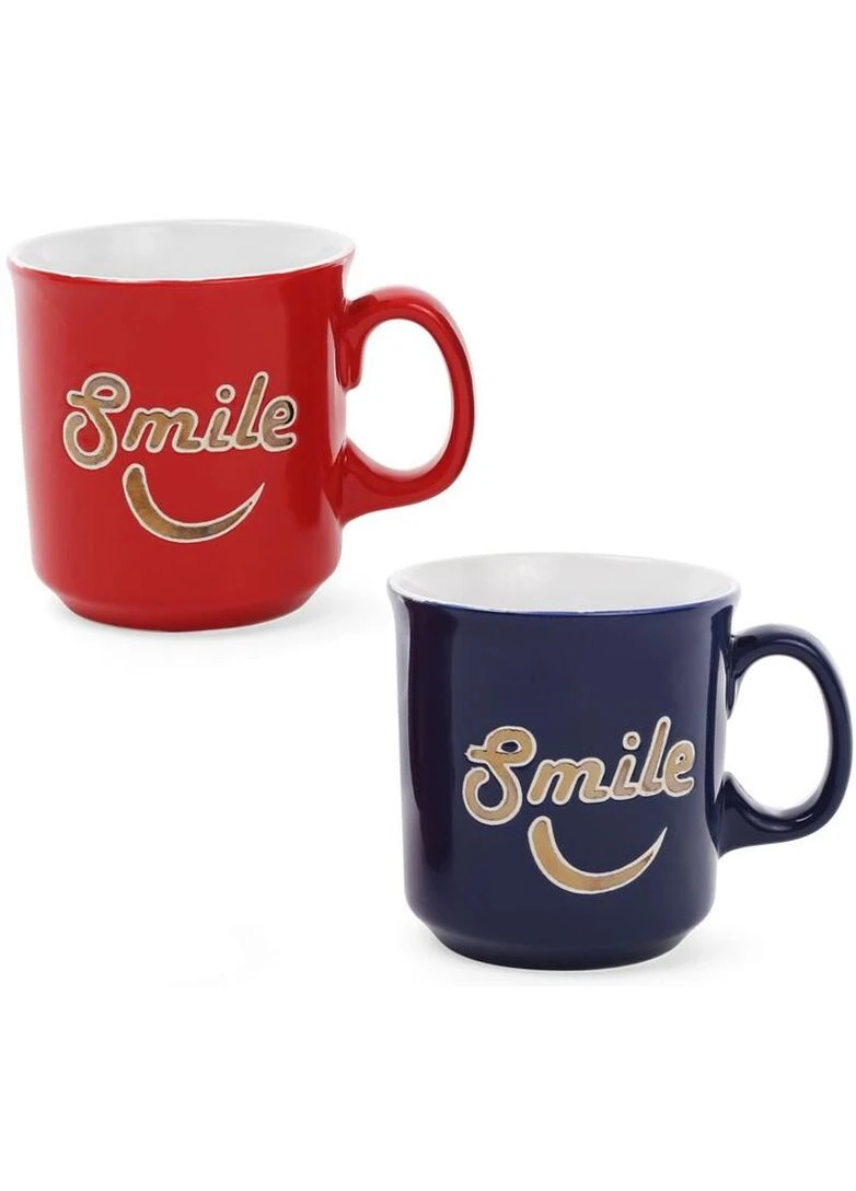 Кружка керамічна "Smile" (Посмішка) 475мл BD593-244 Bona (303634621)